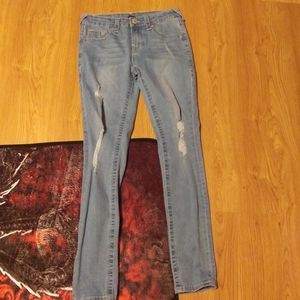 True Religion Girl's Jeans Size 12 EUC